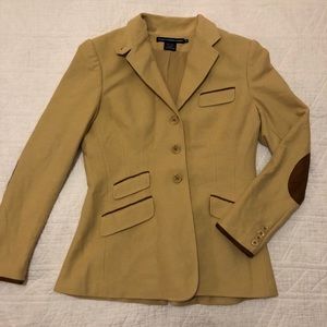 Ralph Lauren Camel Blazer w/ Elbow Patches